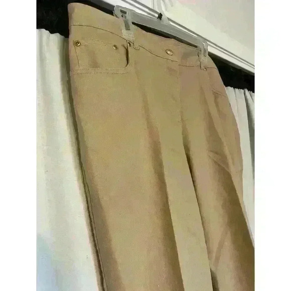 Ruby Red Womens 18w kaki Pants - Picture 2 of 11